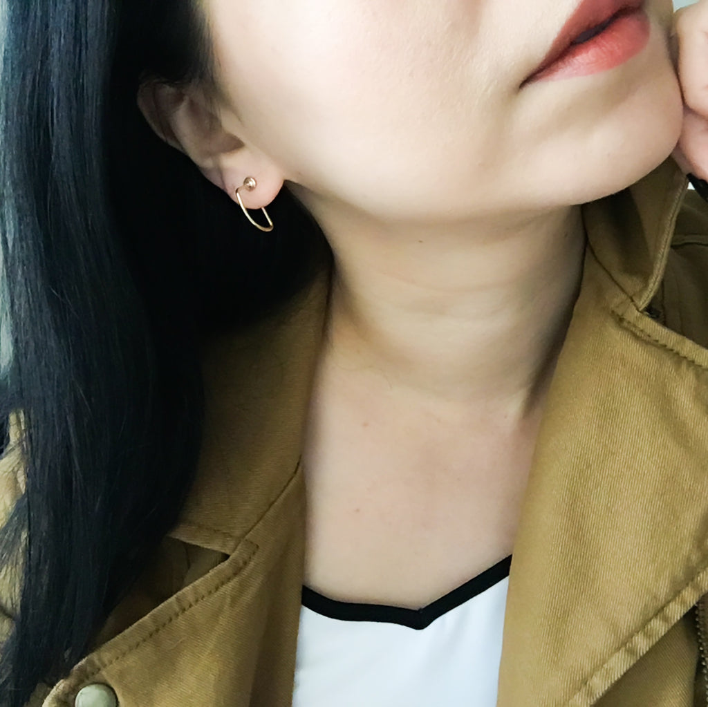 Sihana Earrings - Brass