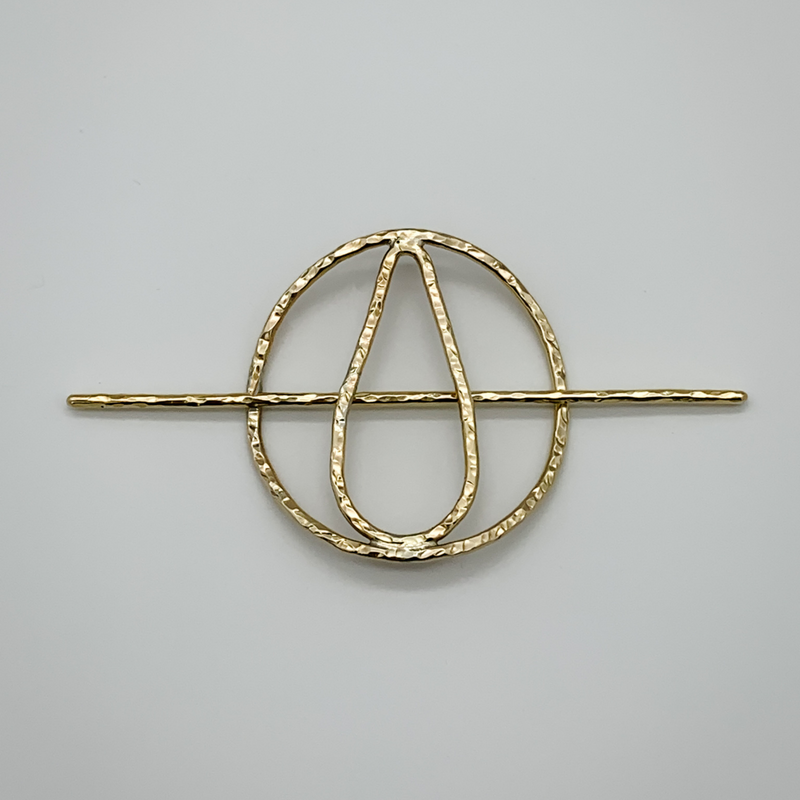 Cyra Hair Pin | Brass