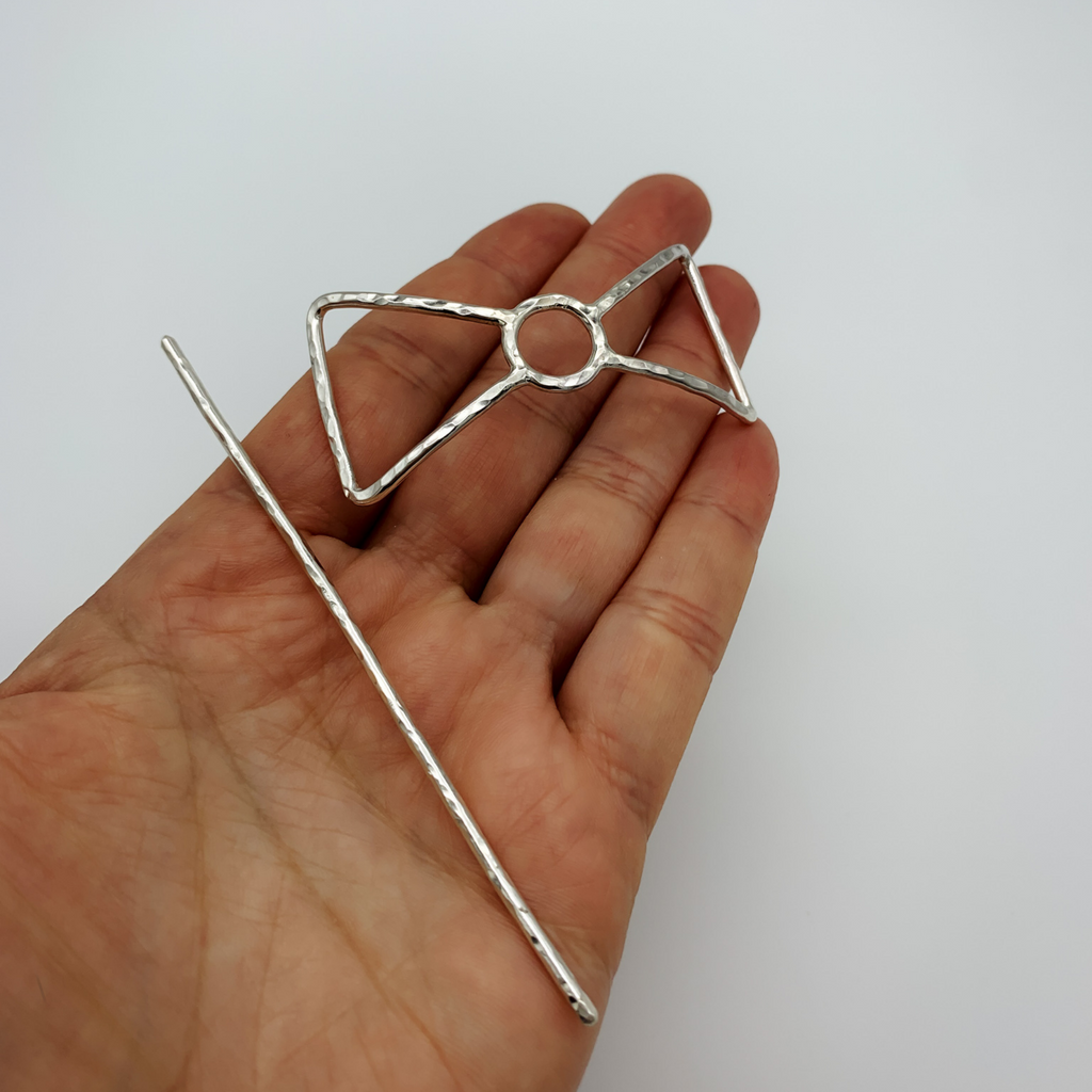Bow Hairpin | Sterling Silver