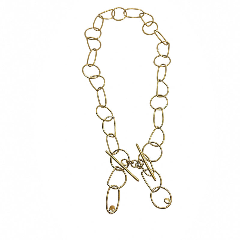 Deva Necklace - Brass